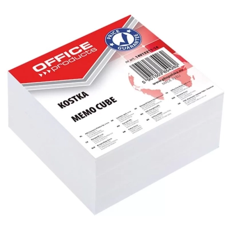 KOSTKA NIEKLEJONA OFFICE PRODUCTS 85X85X40MM BIAŁA