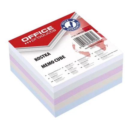 KOSTKA NIEKLEJONA OFFICE PRODUCTS 85X85X40MM MIX