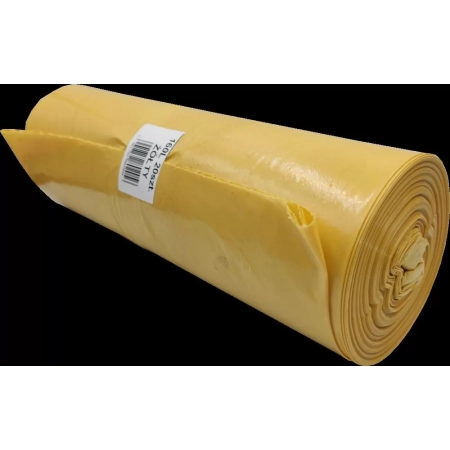 WORKI NA ŚMIECI LDPE 90X110 160L ŻÓŁTE 20SZT