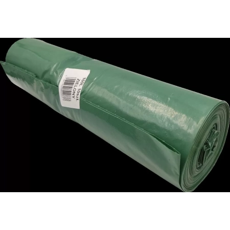 WORKI NA ŚMIECI LDPE 90X110 ZIELONE 160L A10