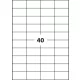 ETYKIETA SAMOPRZYLEPNA D.RECT A4 40szt 52.5x29.7mm 100ark