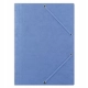 TECZKA Z GUMKĄ DONAU PRESZPAN A4 390GSM 3-SKRZ. NIEBIESKA