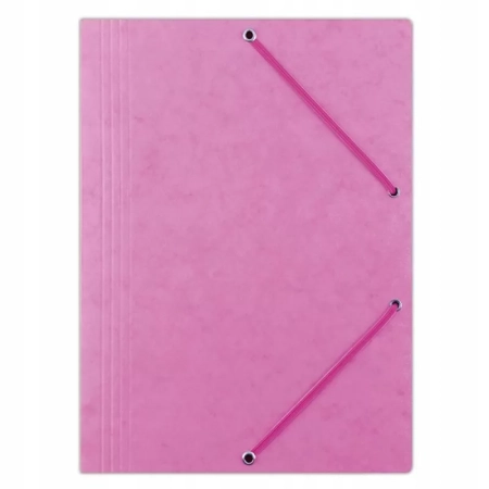 TECZKA Z GUMKĄ OFFICE PRODUCTS PRESZPAN A4 RÓŻOWA