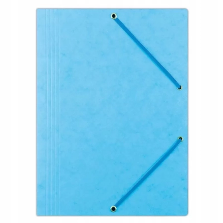 TECZKA Z GUMKĄ OFFICE PRODUCTS PRESZPAN A4 JASNONIEBIESKA