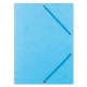TECZKA Z GUMKĄ OFFICE PRODUCTS PRESZPAN A4 JASNONIEBIESKA