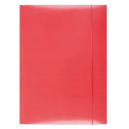 TECZKA Z GUMKĄ KARTONOWA OFFICE PRODUCTS A4 300G CZERWONA