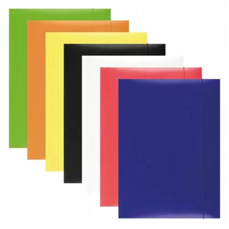 TECZKA Z GUMKĄ KARTONOWA A4 300G ŻÓŁTA OFFICE PRODUCTS