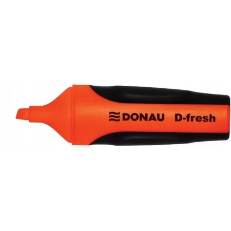 ZAKREŚLACZ FLUO D-FRESH DONAU POMARAŃCZOWY