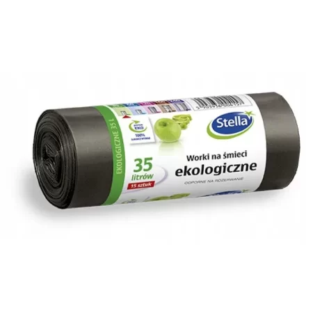 WORKI NA ŚMIECI STELLA EKOLOGICZNE 35l 15szt