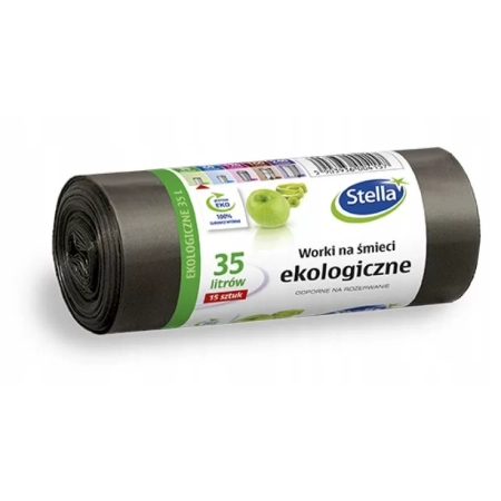 WORKI NA ŚMIECI STELLA EKOLOGICZNE 35l 15szt
