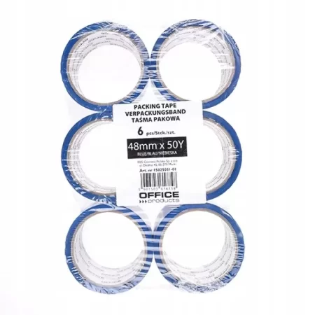 TAŚMA PAKOWA OFFICE PRODUCTS AKRYL NIEBIESKA 48/50