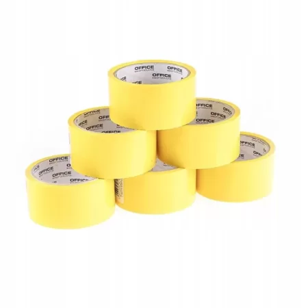 TAŚMA PAKOWA OFFICE PRODUCTS AKRYL ŻÓLTA 48/50