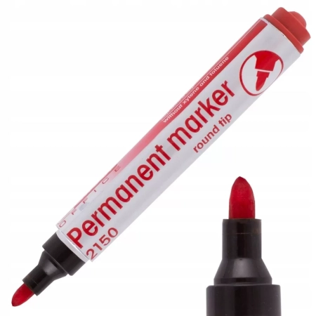 MARKER D.RECT 2150 OKR. PERMANENTNY CZERWONY