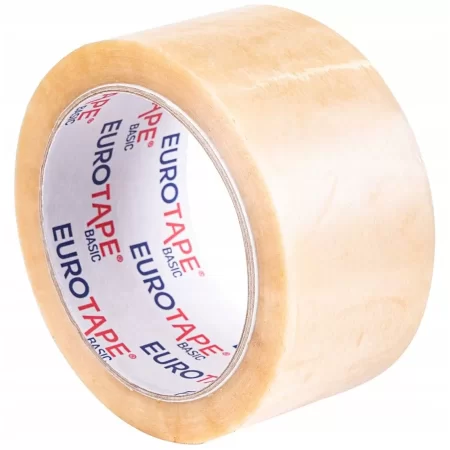 TAŚMA PAKOWA EUROTAPE BASIC TRANSPARENT 48/60