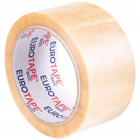 TAŚMA PAKOWA EUROTAPE BASIC TRANSPARENT 48/60