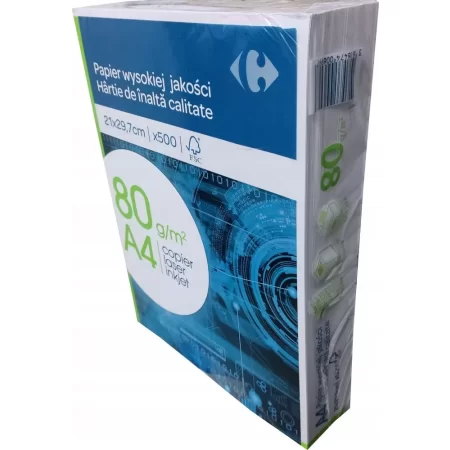 PAPIER KSERO A4 80G BIAŁY 500ark. ryza