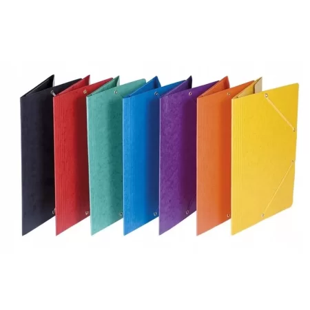 TECZKA Z GUMKĄ DONAU PRESZPAN A4 390GSM 3-SKRZ. FIOLETOWA