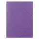 TECZKA Z GUMKĄ DONAU PRESZPAN A4 390GSM 3-SKRZ. FIOLETOWA