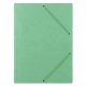 TECZKA Z GUMKĄ DONAU PRESZPAN A4 390GSM 3-SKRZ. JASNOZIELONA