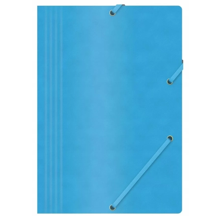 TECZKA Z GUMKĄ PRESZPAN OFFICE PRODUCTS A4 390G NIEBIESKA