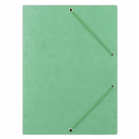 TECZKA Z GUMKĄ PRESZPAN OFFICE PRODUCTS A4 390G JASNOZIELONA