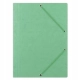 TECZKA Z GUMKĄ PRESZPAN OFFICE PRODUCTS A4 390G JASNOZIELONA