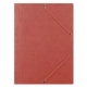 TECZKA Z GUMKĄ DONAU PRESZPAN A4 390GSM 3-SKRZ. CZERWONA