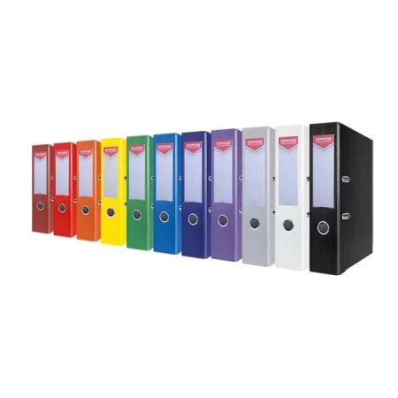 SEGREGATOR Z SZYNĄ PP A4 75MM ZIELONY