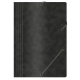 TECZKA Z GUMKĄ PRESZPAN OFFICE PRODUCTS A4 390GSM 3-SKRZ. CZARNA