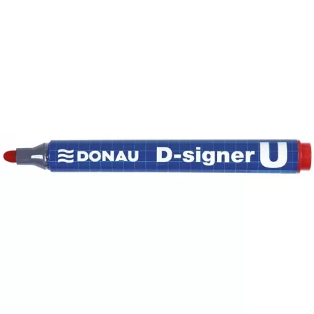 MARKER DONAU D-SIGNER U OKRĄGŁY 2-4MM CZERWONY