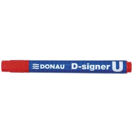 MARKER DONAU D-SIGNER U OKRĄGŁY 2-4MM CZERWONY