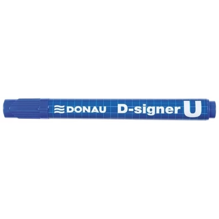 MARKER DONAU D-SIGNER U OKRĄGŁY 2-4MM NIEBIESKI