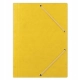 TECZKA Z GUMKĄ DONAU PRESZPAN A4 390GSM 3-SKRZ. ŻÓŁTA