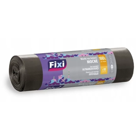 FIXI WORKI NA ŚMIECI MOCNE LDPE 160L A10