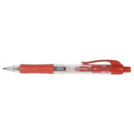 DŁUGOPIS AUTOMATYCZNY Q-CONNECT 0,7MM CZERWONY