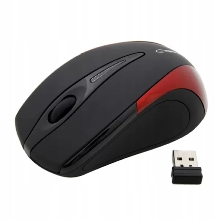 MYSZ BEZPRZ. 2.4GHZ 3D OPT. USB ANTARES CZERWONA