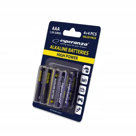 ESPERANZA BATERIE ALKALICZNE AAA 8SZT
