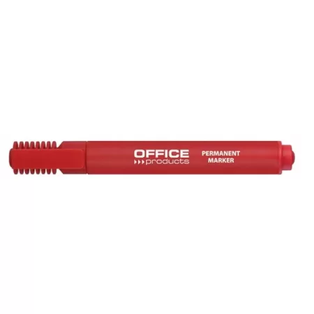 MARKER PERMANENTNY ŚCIĘTY 1-5MM CZERWONY OFFICE