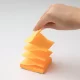 NOTES SAMOPRZYLEPNY ZIG-ZAG 75x75mm POMARAŃCZOWY
