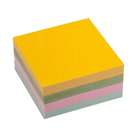 KOSTKA D.RECT NIEKLEJONA 85x85x40mm MIX KOLOR