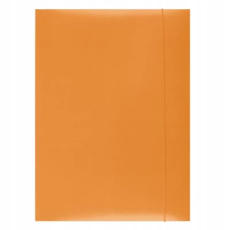 TECZKA Z GUMKĄ KARTONOWA OFFICE PRODUCTS A4 300G POMARAŃCZOWA