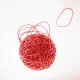 GUMKI RECEPTURKI 80mm 1.5/1.5mm CZERWONE 1KG