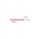 GUMKI RECEPTURKI 80mm 1.5/1.5mm CZERWONE 1KG