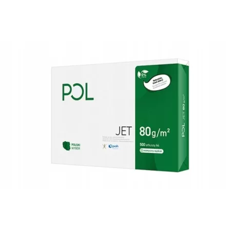 PAPIER KSERO POLJET A4 80G KL.A BIAŁY 500ark ryza