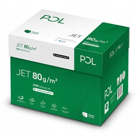 PAPIER KSERO POLJET A4 80G KL.A BIAŁY 500ark ryza