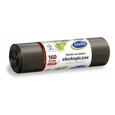 WORKI NA ŚMIECI STELLA EKOLOGICZNE 160l 10szt
