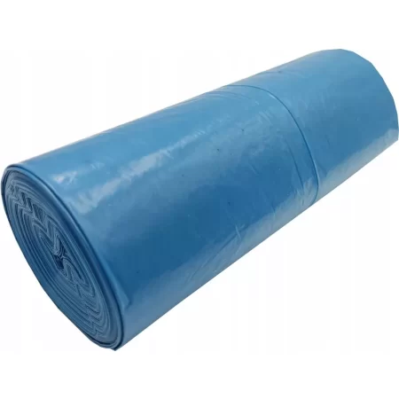 WORKI NA ŚMIECI MOCNE GRUBE NIEBIESKIE120L 40szt