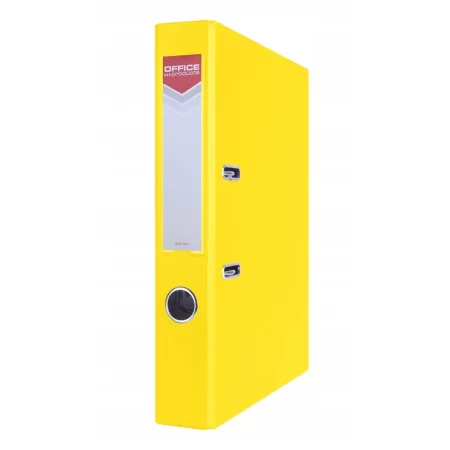SEGREGATOR Z SZYNĄ PP A4 55MM ŻÓŁTY
