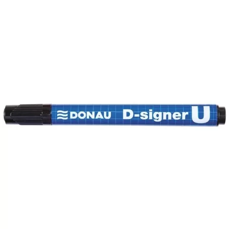 MARKER DONAU D-SIGNER U OKRĄGŁY 2-4MM CZARNY