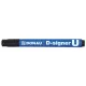 MARKER DONAU D-SIGNER U OKRĄGŁY 2-4MM CZARNY